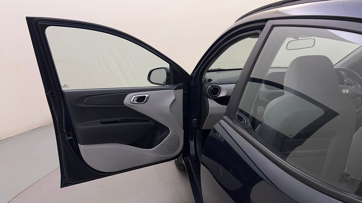 Used 2023 Hyundai Grand i10 Nios Sportz 1.2 Kappa VTVT Petrol Manual interior LEFT FRONT DOOR OPEN VIEW