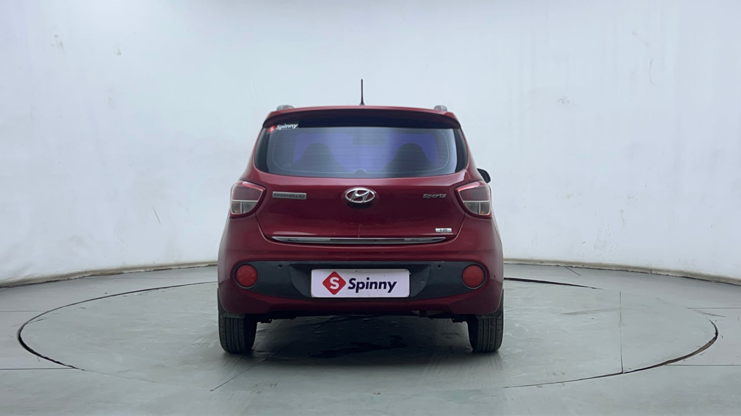 Used 2019 Hyundai Grand i10 Sportz 1.2 Kappa VTVT Petrol Manual exterior BACK VIEW