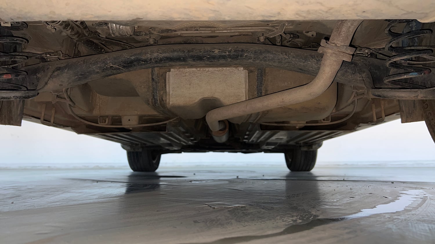 Used 2021 Toyota Urban Cruiser High Grade MT Petrol Manual extra REAR UNDERBODY VIEW (TAKEN FROM REAR)