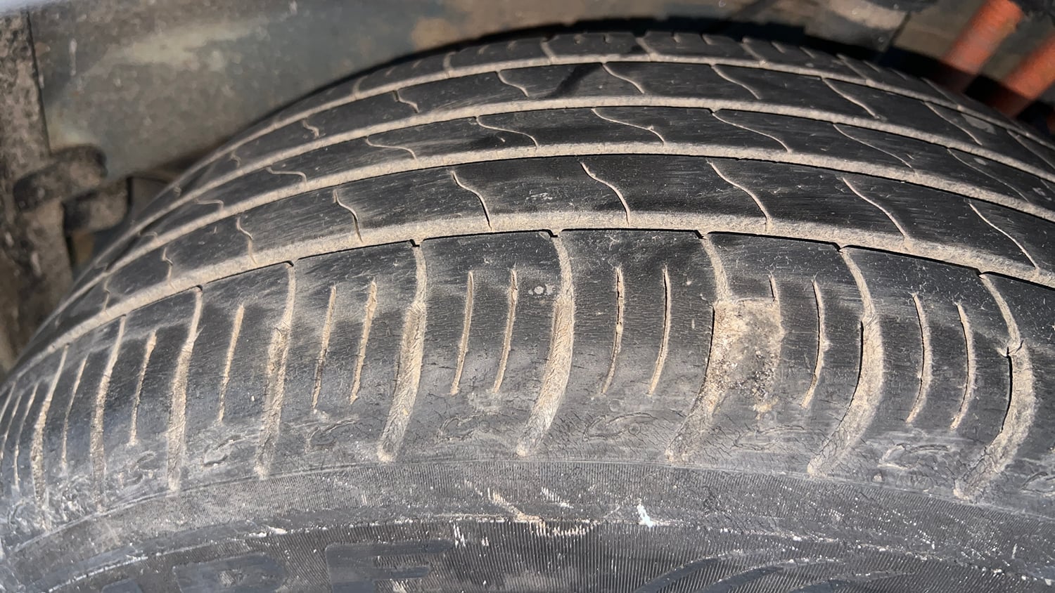 Used 2021 Tata Nexon EV XZ Plus Electric Automatic tyres LEFT REAR TYRE TREAD VIEW
