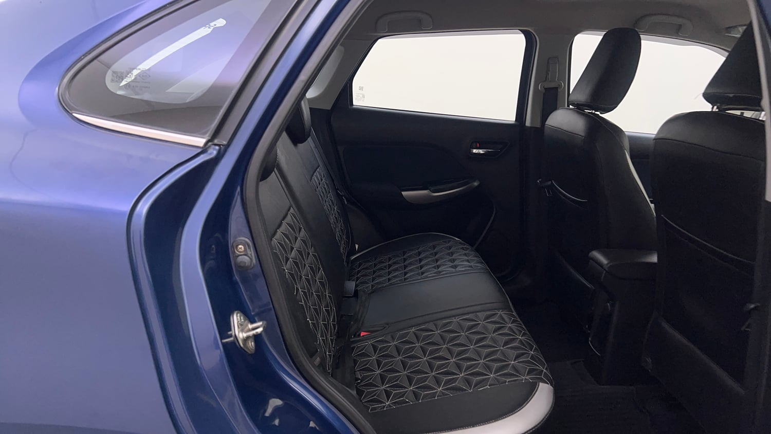 Used 2020 Maruti Suzuki Baleno Zeta Petrol Manual interior RIGHT SIDE REAR DOOR CABIN VIEW