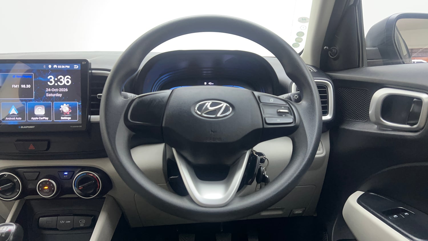 Used 2024 Hyundai Venue E 1.2 Petrol Petrol Manual interior STEERING VIEW