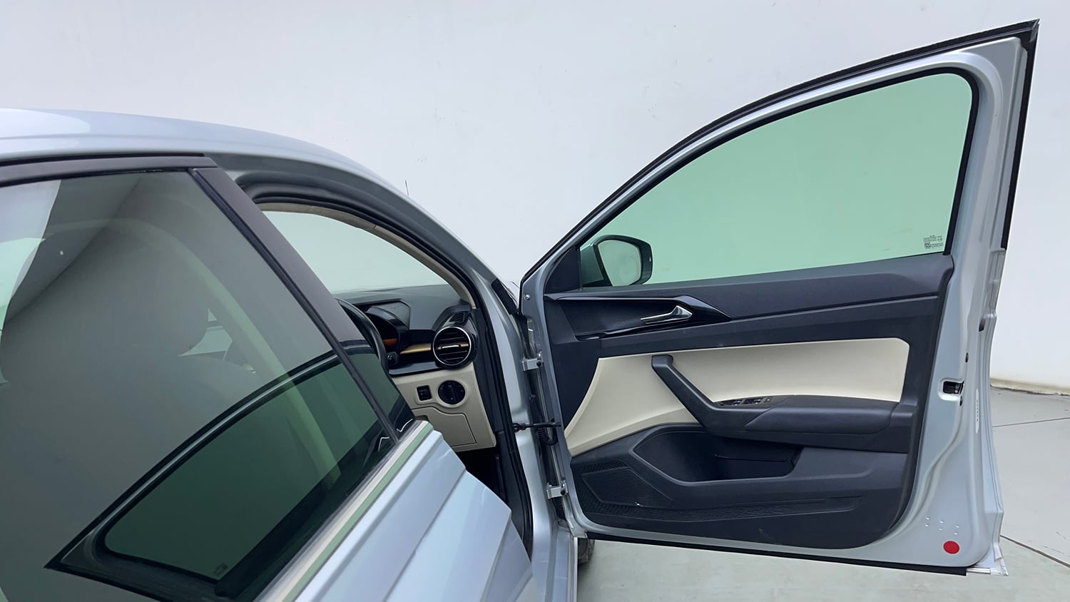 Used 2022 Skoda Slavia Style 1.0L TSI AT Petrol Automatic interior RIGHT FRONT DOOR OPEN VIEW