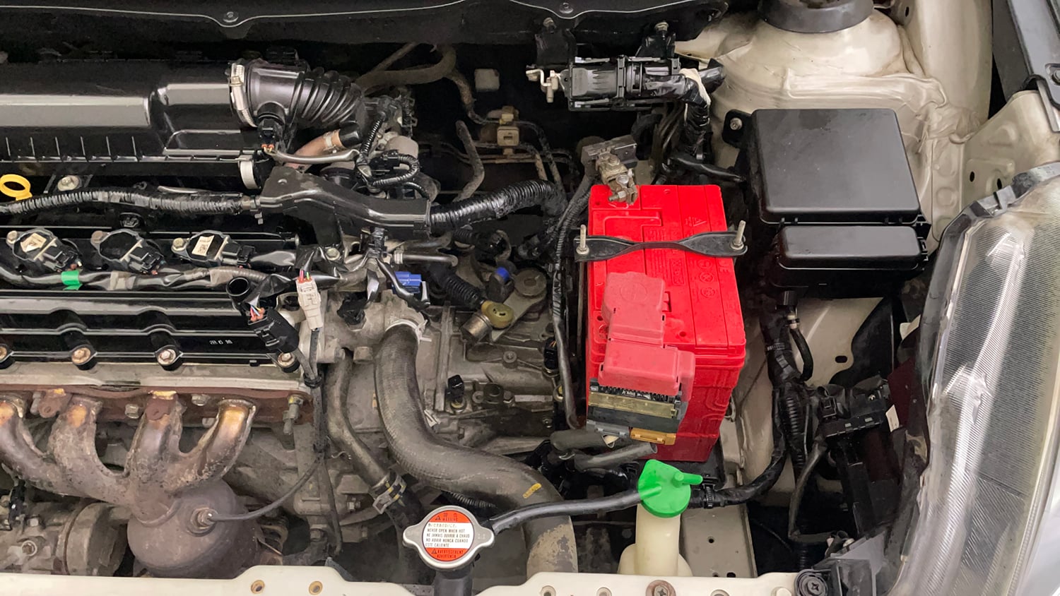 Used 2016 Maruti Suzuki Baleno Alpha 1.2 Petrol Manual engine ENGINE LEFT SIDE VIEW
