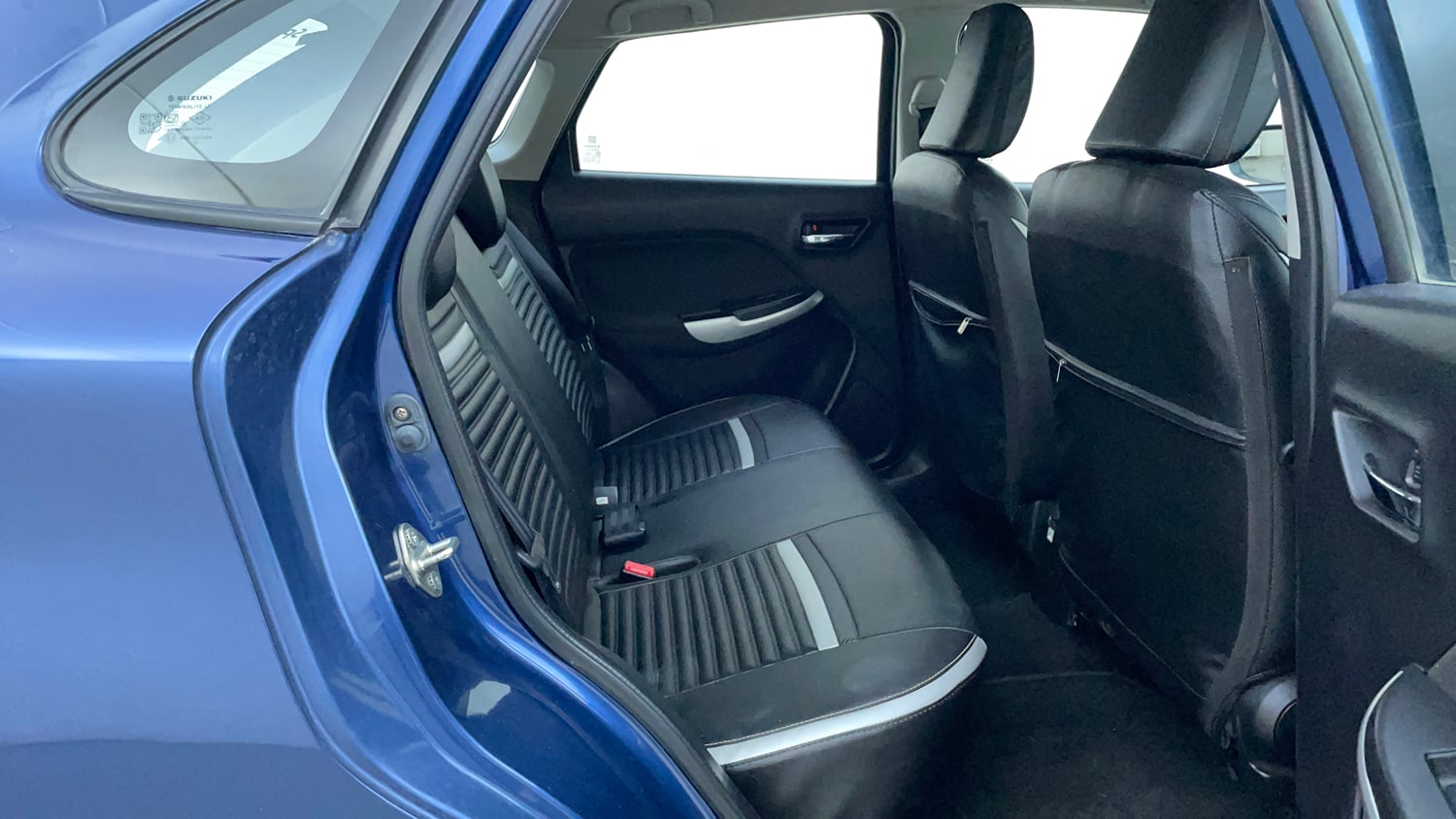 Used 2018 Maruti Suzuki Baleno Delta 1.2 Petrol Manual interior RIGHT SIDE REAR DOOR CABIN VIEW