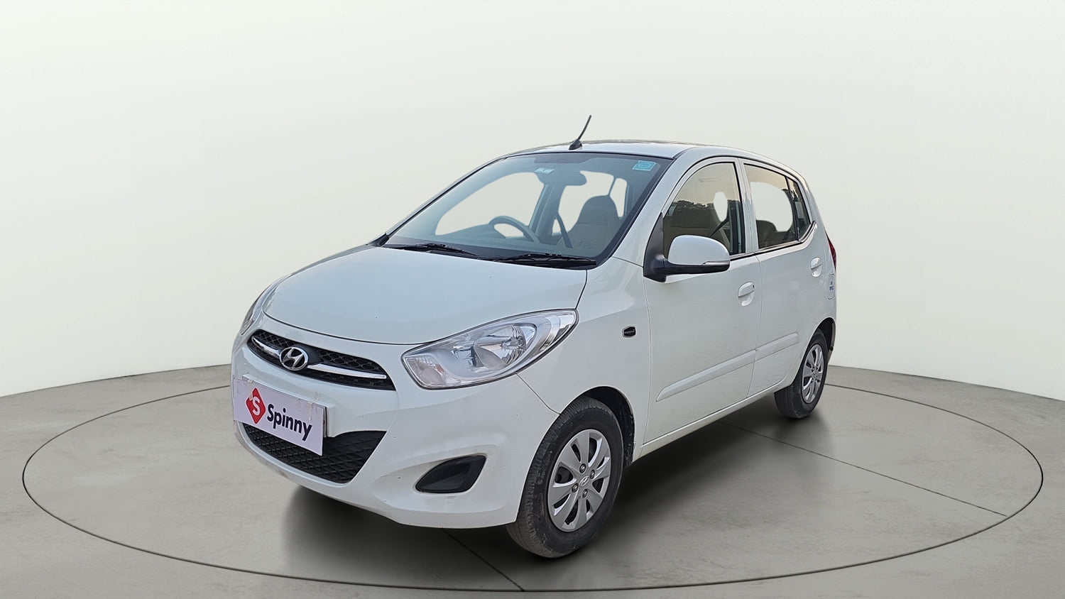 Used 2013 Hyundai i10 Sportz 1.2 Kappa2 Petrol Manual exterior LEFT FRONT CORNER VIEW