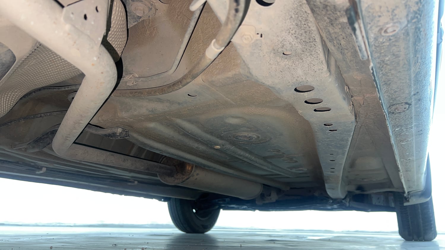 Used 2021 Maruti Suzuki Wagon R 1.0 VXi 1.0 Petrol Manual extra REAR RIGHT UNDERBODY VIEW