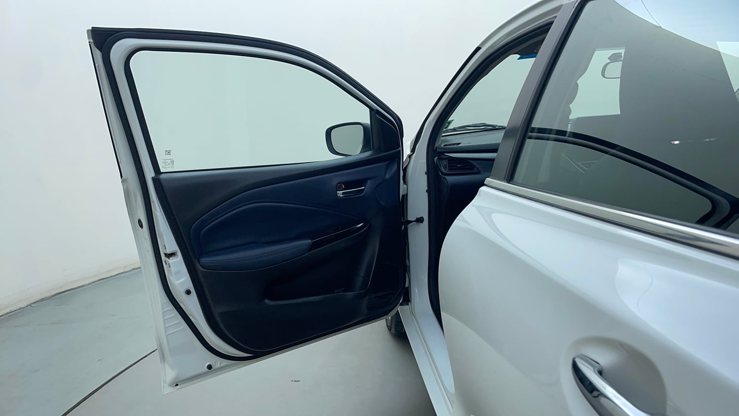 Used 2024 Maruti Suzuki Baleno Zeta AGS Petrol Automatic interior LEFT FRONT DOOR OPEN VIEW