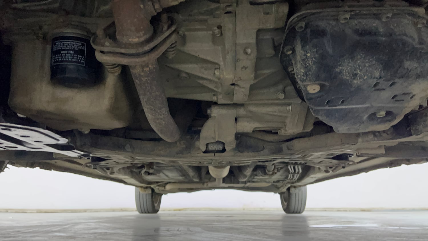 Used 2020 Maruti Suzuki New Ertiga ZXi AT Petrol Automatic extra FRONT LEFT UNDERBODY VIEW