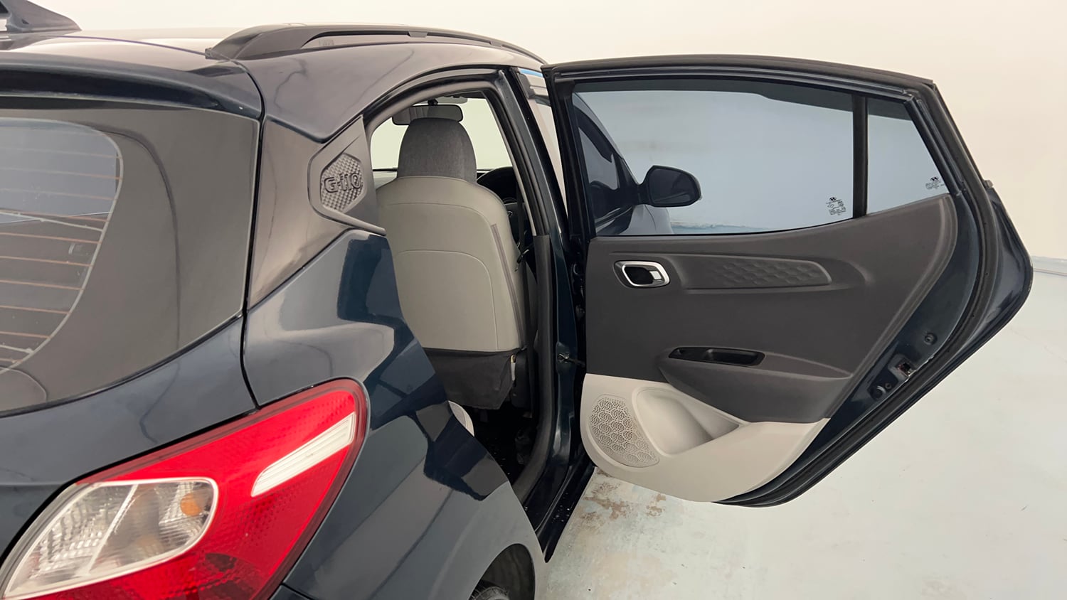 Used 2021 Hyundai Grand i10 Nios Sportz 1.2 Kappa VTVT Petrol Manual interior RIGHT REAR DOOR OPEN VIEW