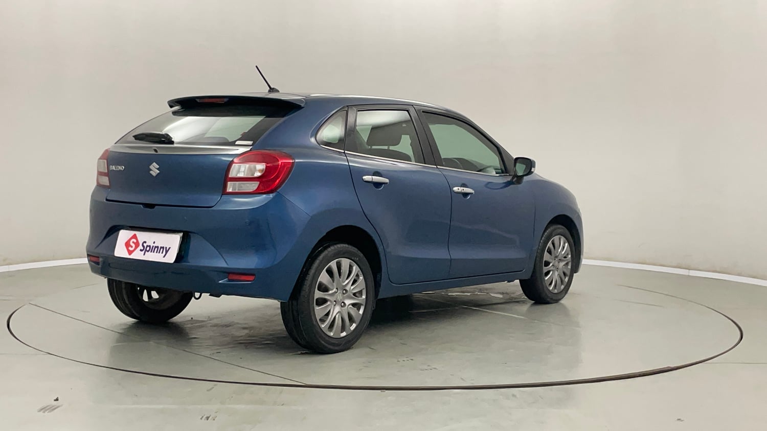 Used 2018 Maruti Suzuki Baleno Alpha 1.2 AT Petrol Automatic exterior RIGHT REAR CORNER VIEW