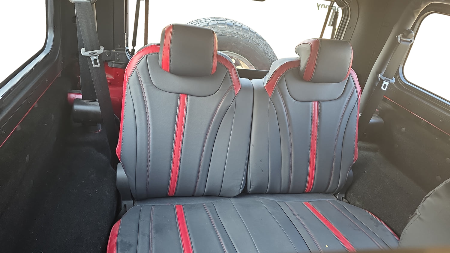 Used 2023 Mahindra Thar LX Hard Top Diesel MT 4WD Diesel Manual interior REAR SEAT CONDITION VIEW