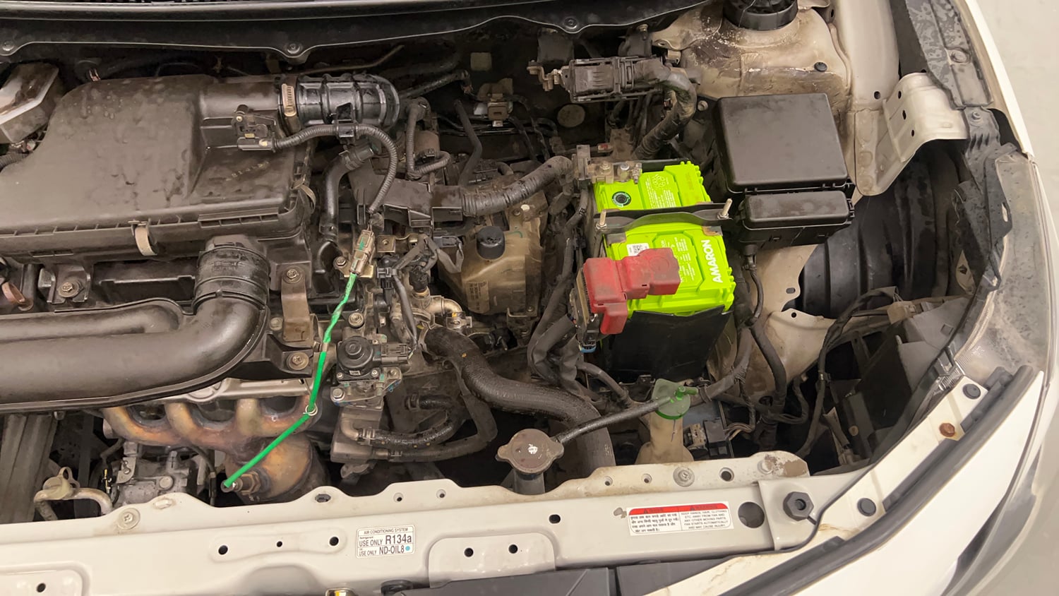 Used 2022 Maruti Suzuki Baleno Alpha AGS Petrol Automatic engine ENGINE LEFT SIDE VIEW