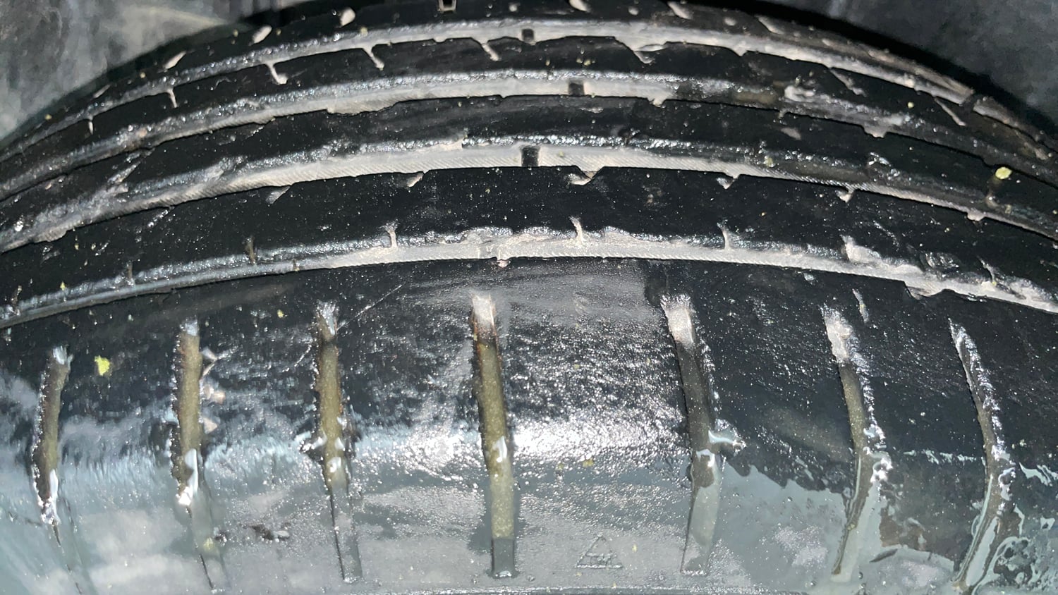 Used 2022 Toyota Glanza S Petrol Manual tyres RIGHT REAR TYRE TREAD VIEW