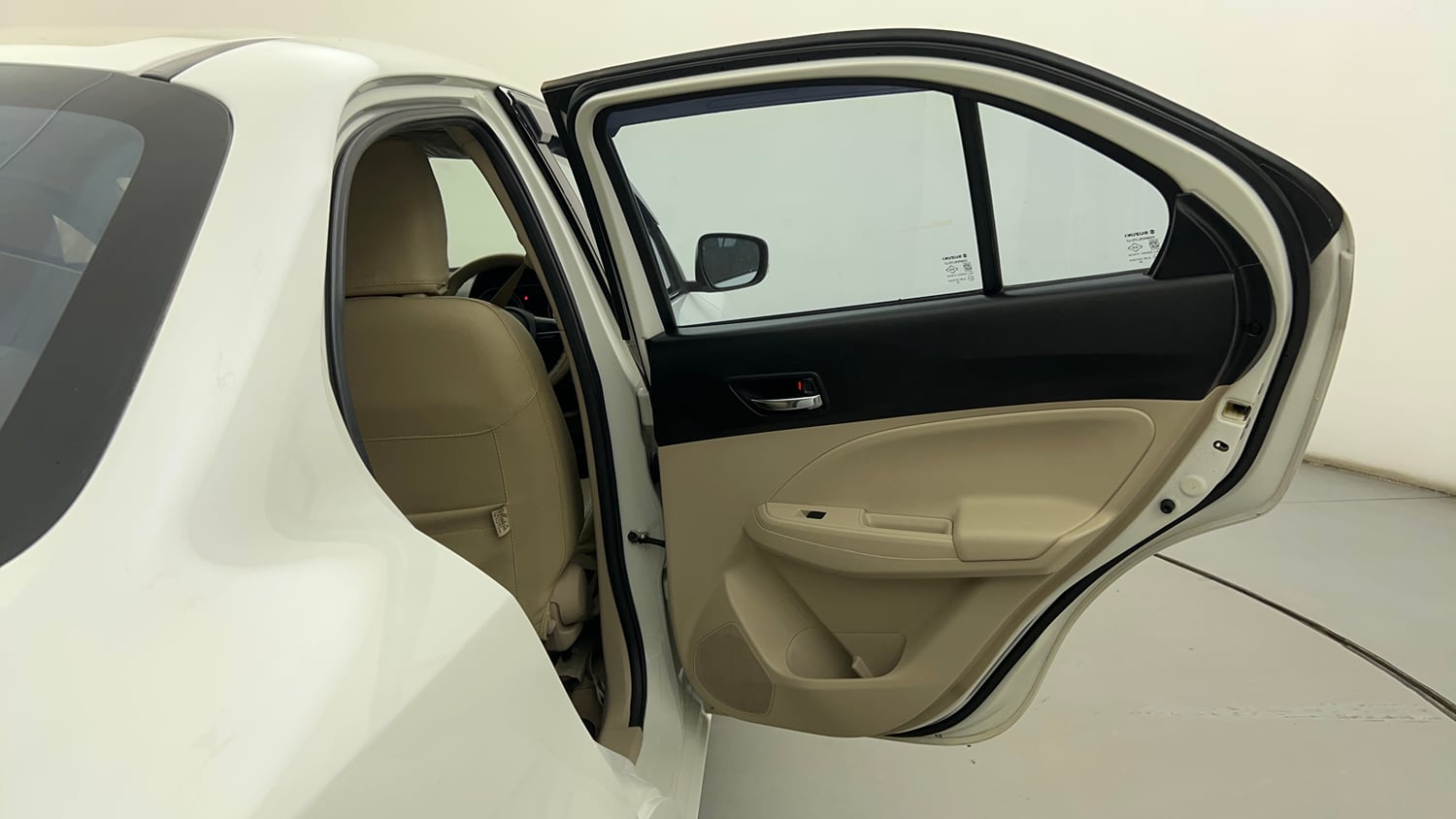 Used 2018 Maruti Suzuki Dzire VXi Petrol Manual interior RIGHT REAR DOOR OPEN VIEW