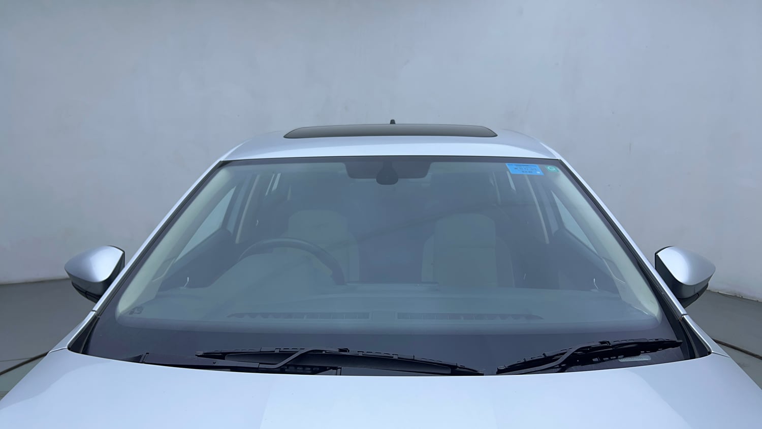Used 2022 Skoda Slavia Style 1.0L TSI AT Petrol Automatic exterior FRONT WINDSHIELD VIEW
