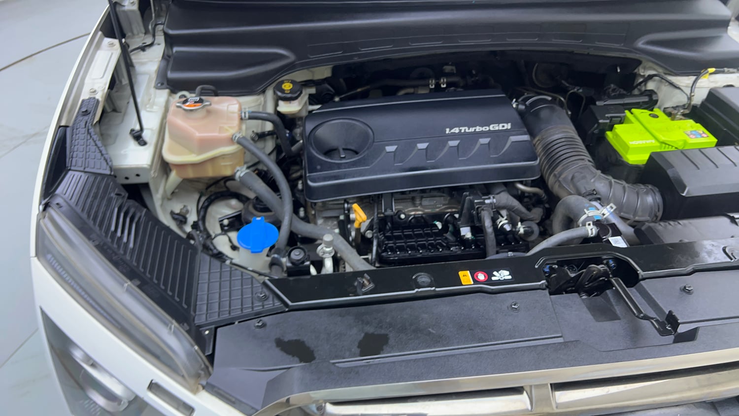 Used 2021 Hyundai Creta SX (O) 1.4 Turbo 7 DCT Petrol Automatic engine ENGINE RIGHT SIDE VIEW