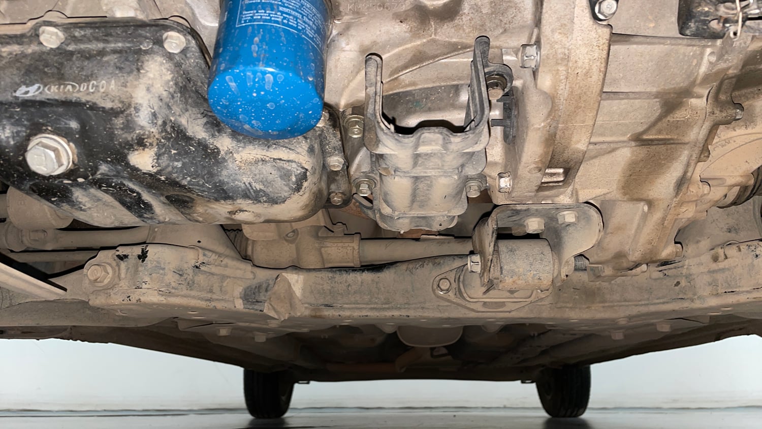 Used 2019 Hyundai Grand i10 Sportz 1.2 Kappa VTVT Petrol Manual extra FRONT LEFT UNDERBODY VIEW