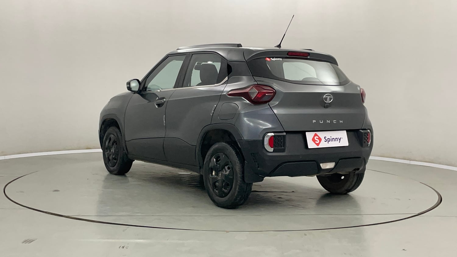 Used 2023 Tata Punch Adventure Rhythm Pack MT Petrol Manual exterior LEFT REAR CORNER VIEW