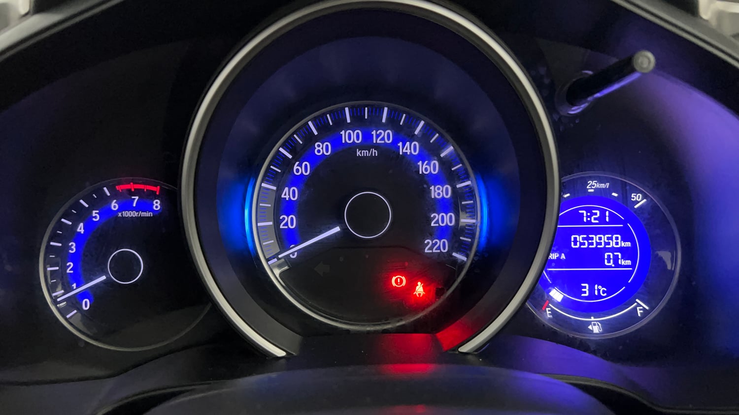 Used 2017 Honda WR-V VX MT Petrol Petrol Manual interior CLUSTERMETER VIEW