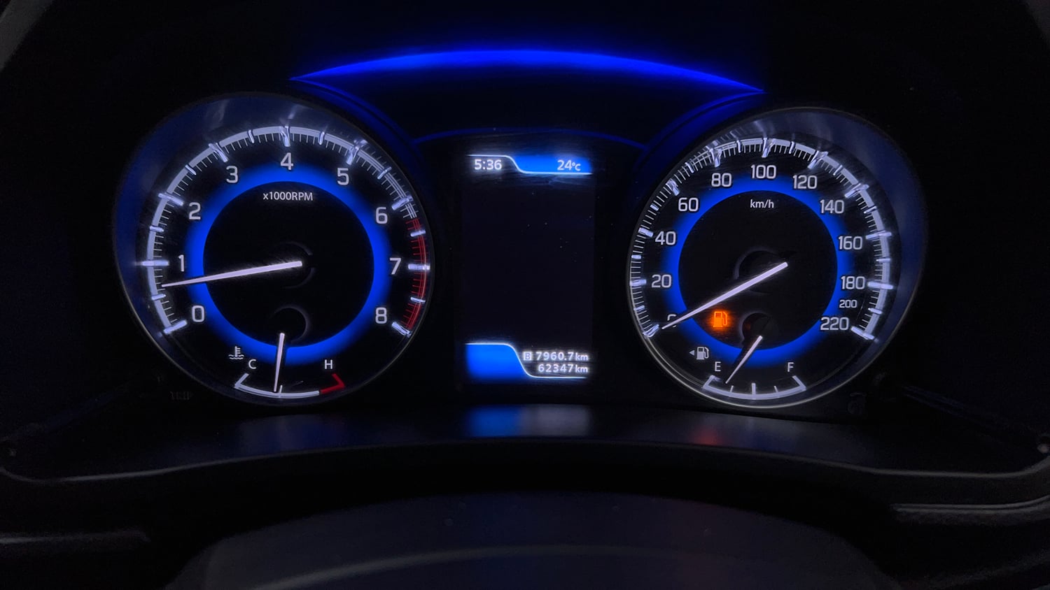Used 2020 Maruti Suzuki Baleno Zeta Petrol Manual interior CLUSTERMETER VIEW