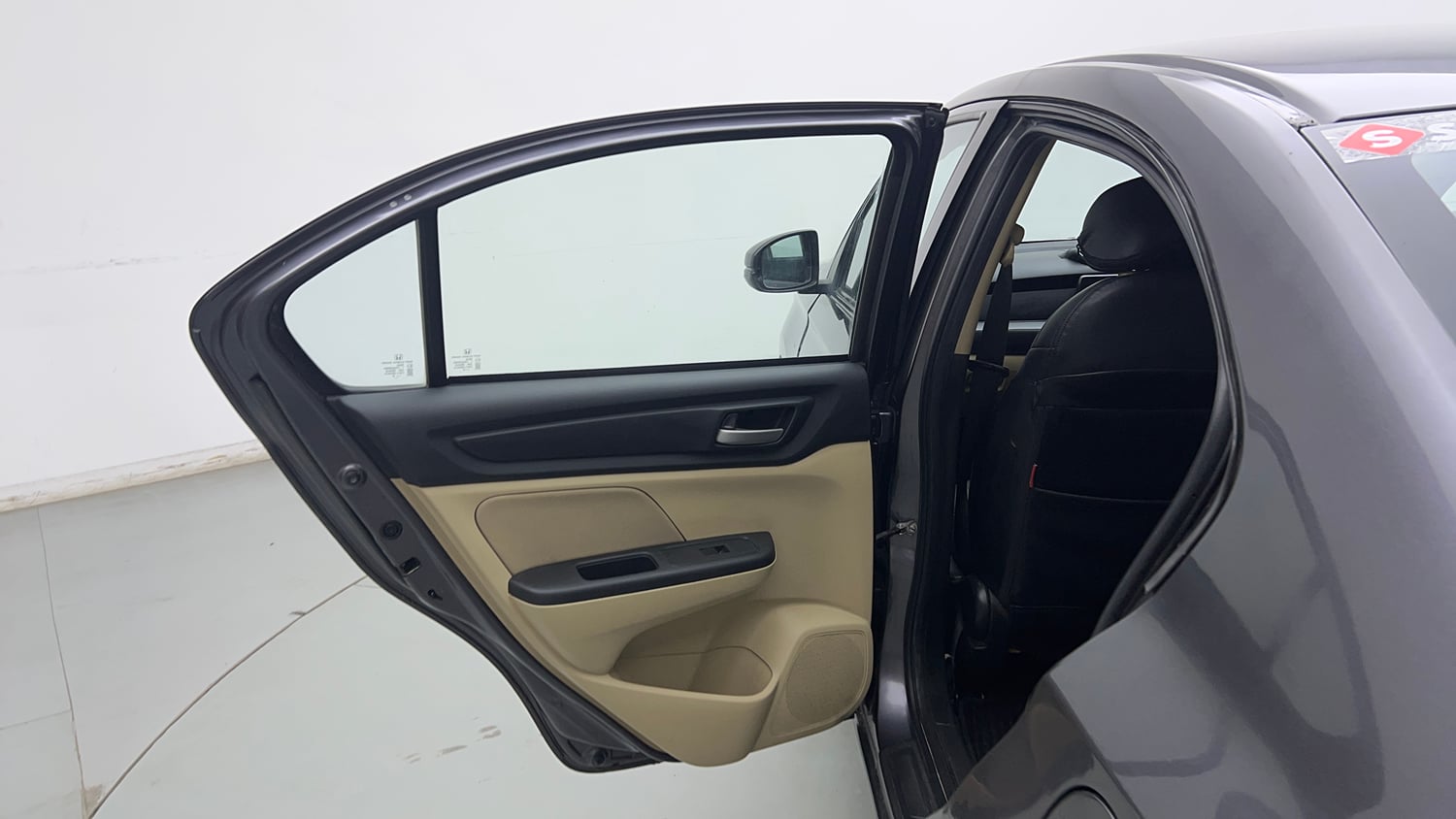 Used 2018 Honda Amaze 1.2 V MT Petrol Petrol Manual interior LEFT REAR DOOR OPEN VIEW