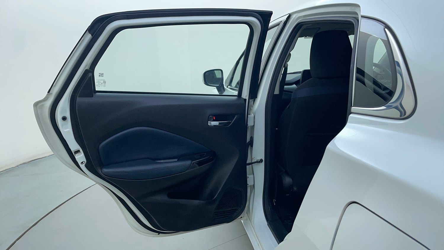 Used 2024 Maruti Suzuki Baleno Zeta AGS Petrol Automatic interior LEFT REAR DOOR OPEN VIEW