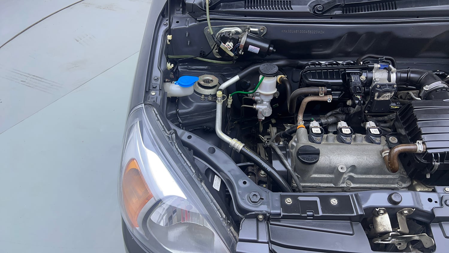 Used 2017 Maruti Suzuki Alto 800 VXi (O) Petrol Manual engine ENGINE RIGHT SIDE VIEW