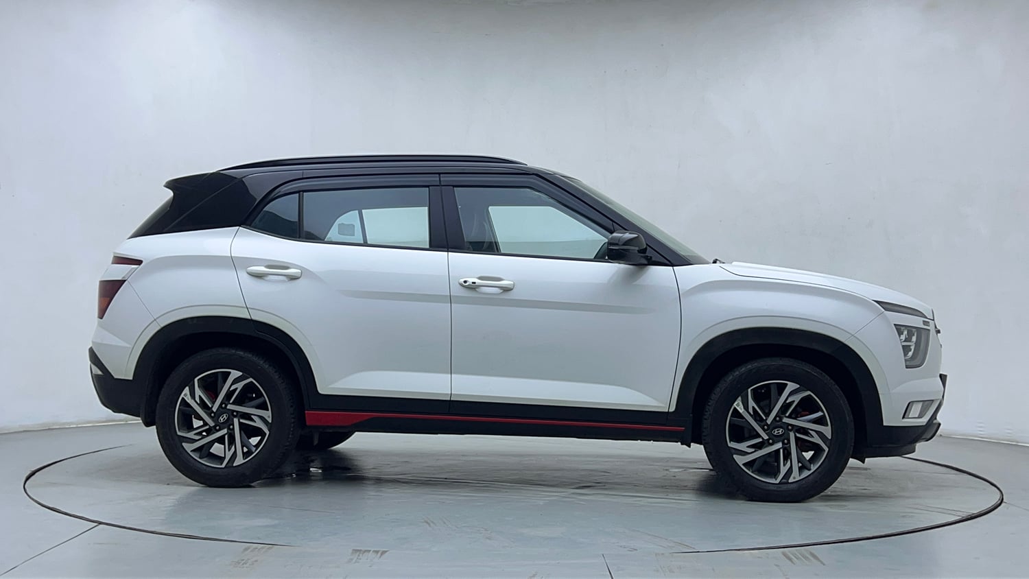 Used 2021 Hyundai Creta SX (O) 1.4 Turbo 7 DCT Petrol Automatic exterior RIGHT SIDE VIEW