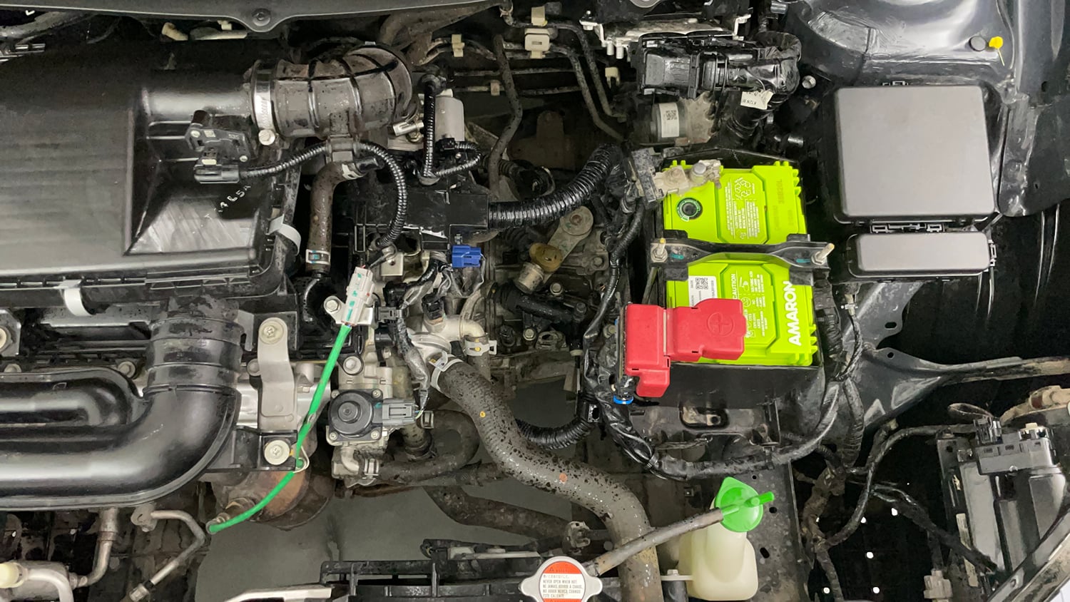 Used 2022 Toyota Glanza S Petrol Manual engine ENGINE LEFT SIDE VIEW