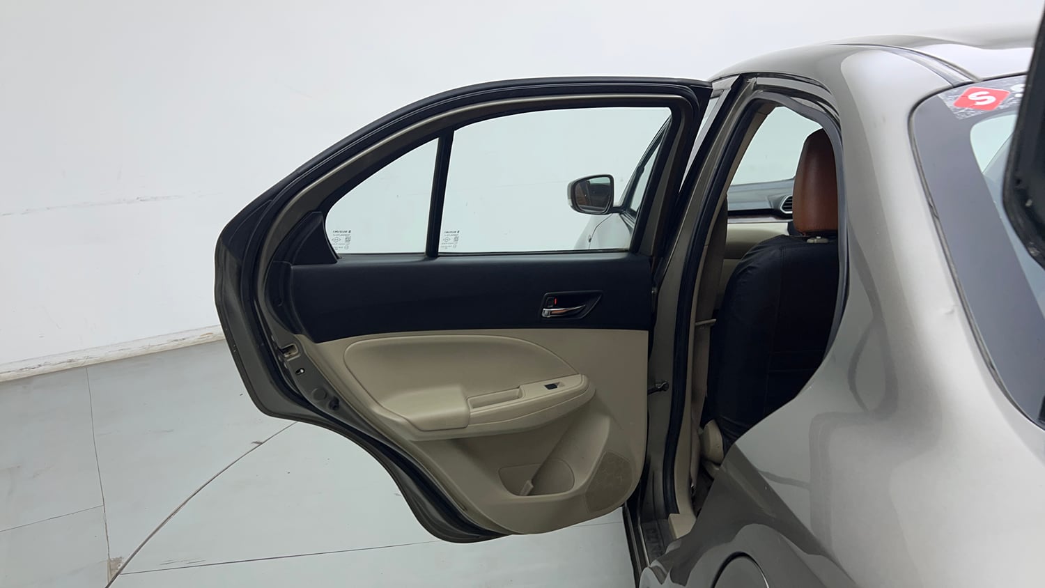 Used 2017 Maruti Suzuki Dzire VXi Petrol Manual interior LEFT REAR DOOR OPEN VIEW