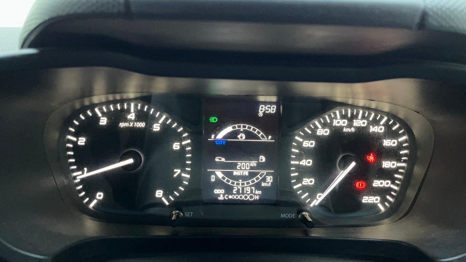 Used 2023 Tata Altroz XZ Diesel Diesel Manual interior CLUSTERMETER VIEW