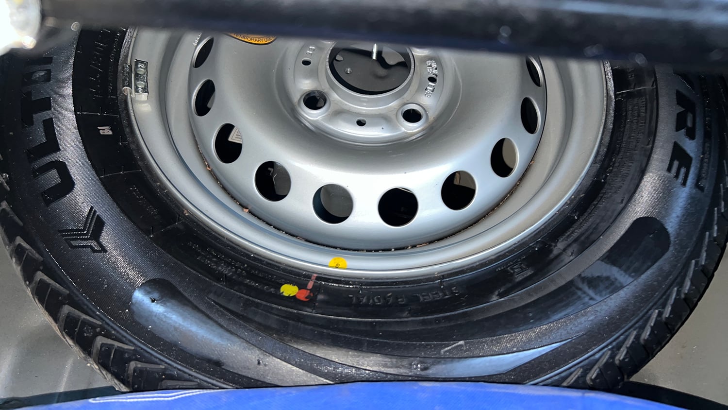 Used 2022 Tata Tiago XT CNG Cng Manual tyres SPARE TYRE VIEW