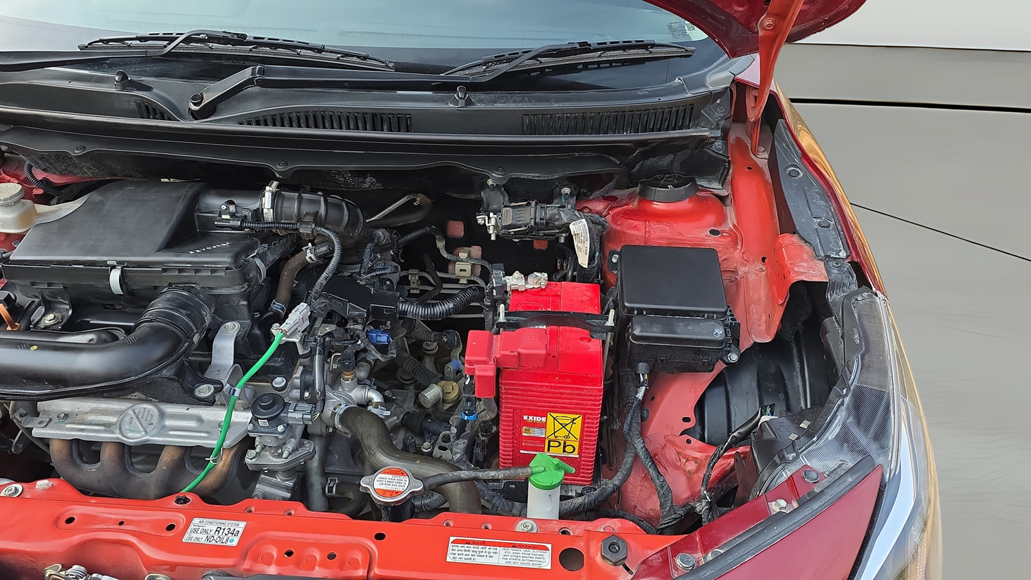 Used 2023 Toyota Glanza V Petrol Manual engine ENGINE LEFT SIDE VIEW