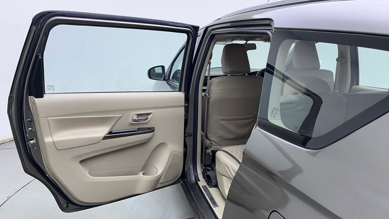 Used 2020 Maruti Suzuki New Ertiga ZXi AT Petrol Automatic interior LEFT REAR DOOR OPEN VIEW