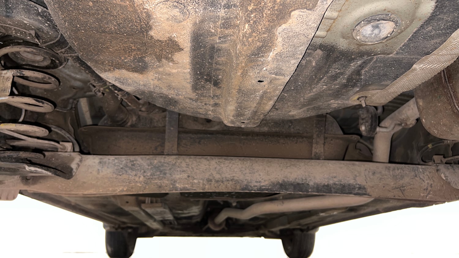 Used 2023 Hyundai Grand i10 Nios Sportz 1.2 Kappa VTVT Petrol Manual extra REAR UNDERBODY VIEW (TAKEN FROM REAR)