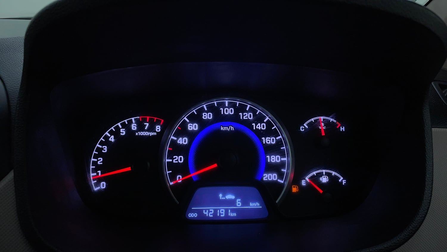 Used 2019 Hyundai Grand i10 Sportz 1.2 Kappa VTVT Petrol Manual interior CLUSTERMETER VIEW