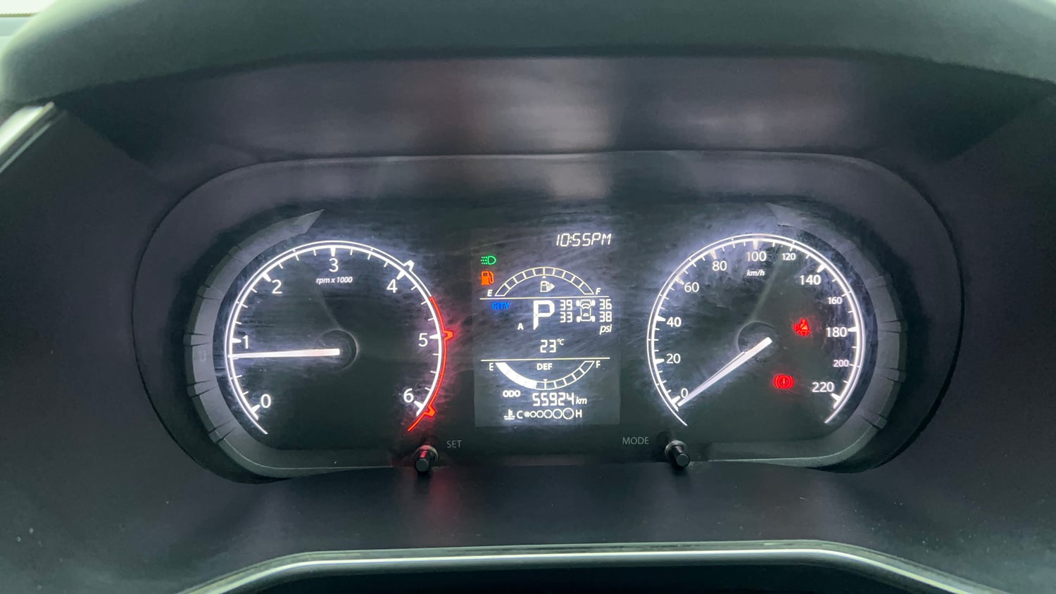 Used 2022 Tata Safari XTA Plus Diesel Automatic interior CLUSTERMETER VIEW