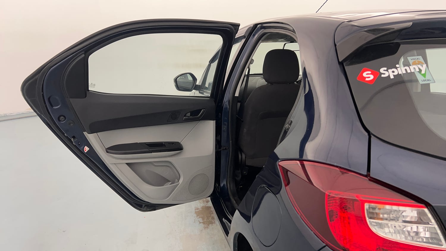 Used 2022 Tata Tiago XZ Petrol Manual interior LEFT REAR DOOR OPEN VIEW