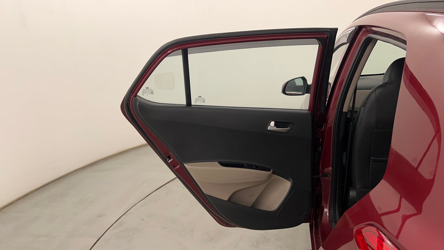 Used 2016 Hyundai Grand i10 Sportz 1.2 Kappa VTVT Petrol Manual interior LEFT REAR DOOR OPEN VIEW