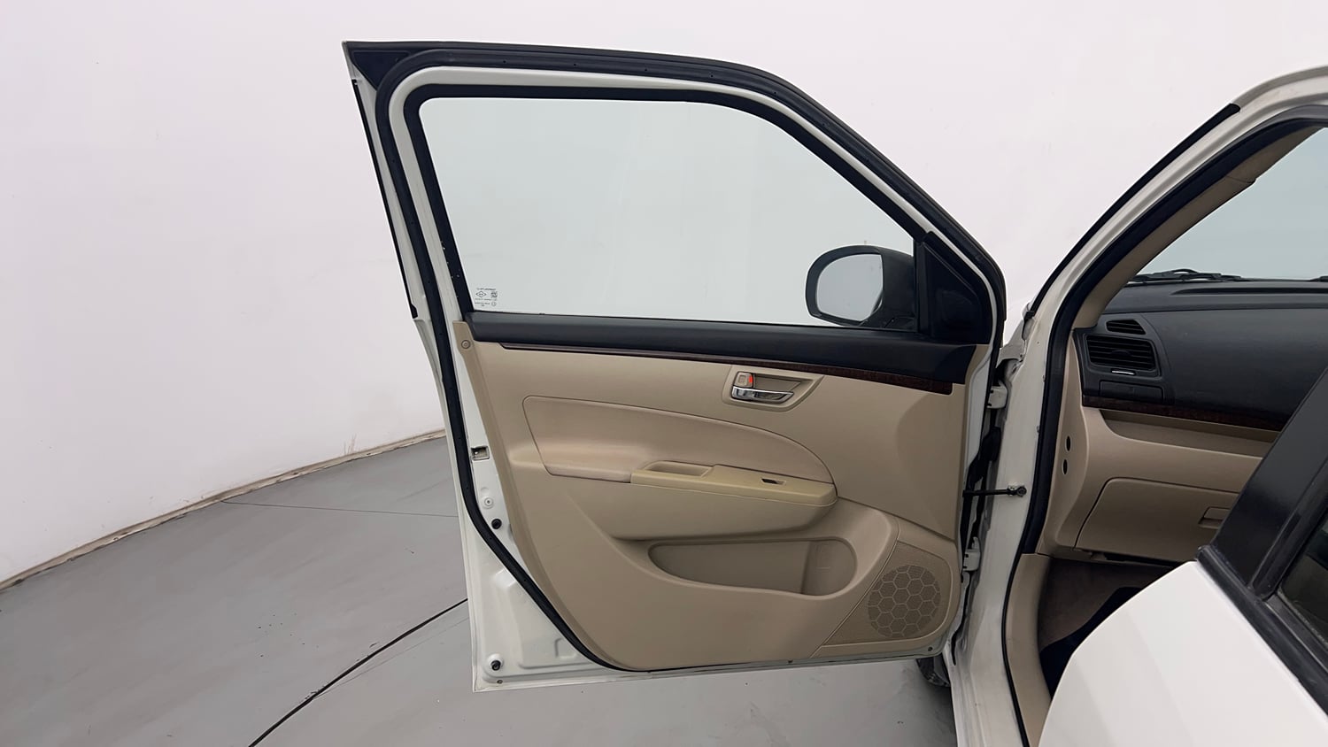 Used 2014 Maruti Suzuki Swift Dzire ZXI Petrol Manual interior LEFT FRONT DOOR OPEN VIEW