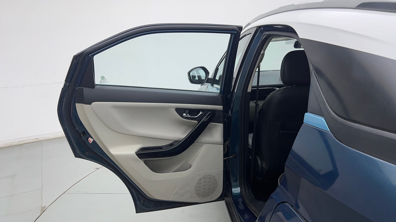 Used 2021 Tata Nexon EV XZ Plus Electric Automatic interior LEFT REAR DOOR OPEN VIEW