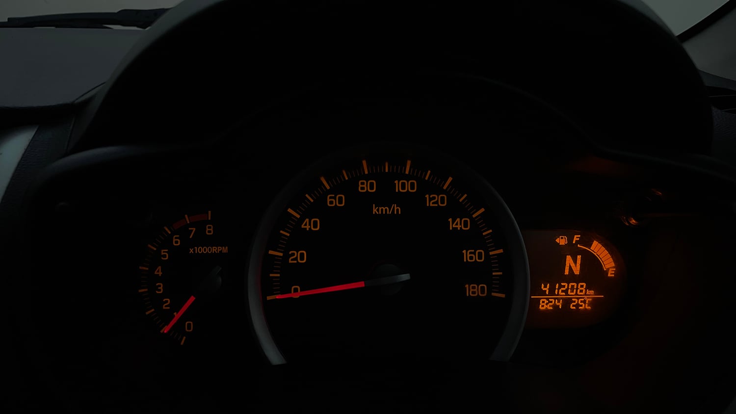 Used 2016 Maruti Suzuki Celerio ZXi AMT Petrol Automatic interior CLUSTERMETER VIEW