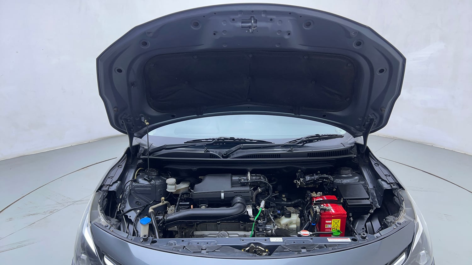 Used 2022 Maruti Suzuki Baleno Alpha AGS Petrol Automatic engine ENGINE & BONNET OPEN FRONT VIEW
