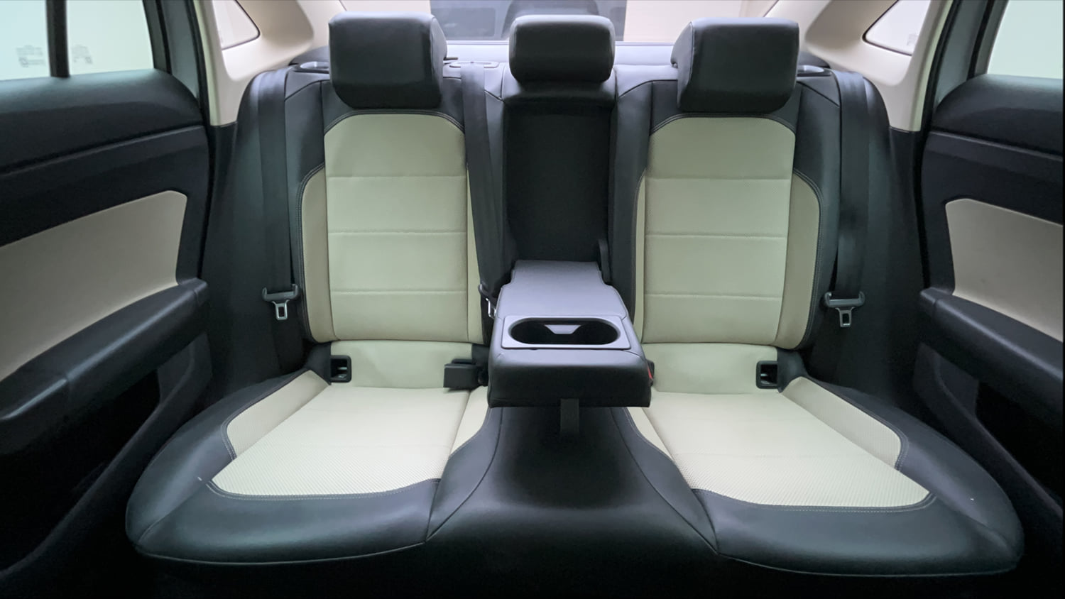 Used 2022 Skoda Slavia Style 1.0L TSI AT Petrol Automatic interior REAR SEAT CONDITION VIEW