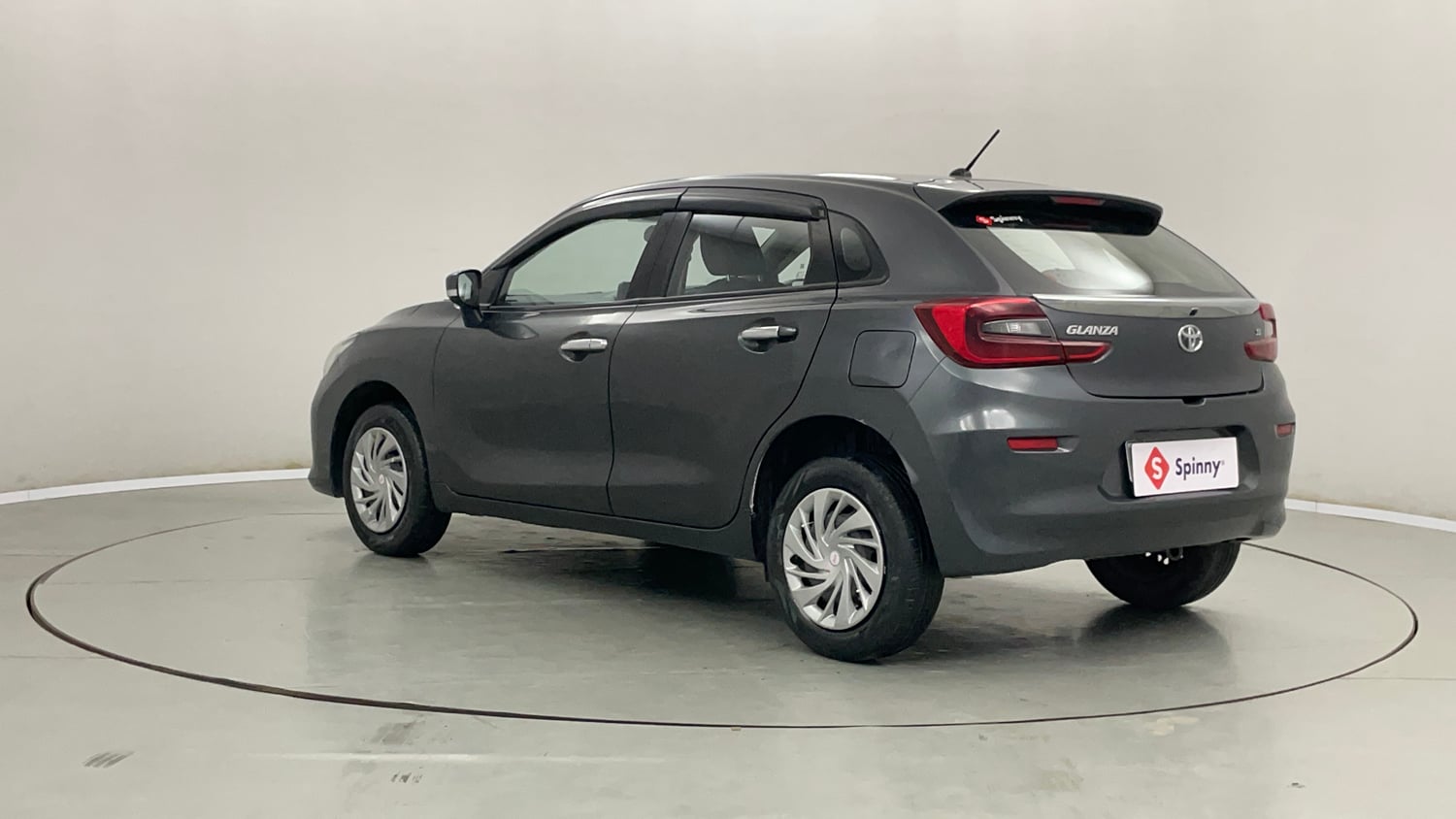 Used 2022 Toyota Glanza S Petrol Manual exterior LEFT REAR CORNER VIEW
