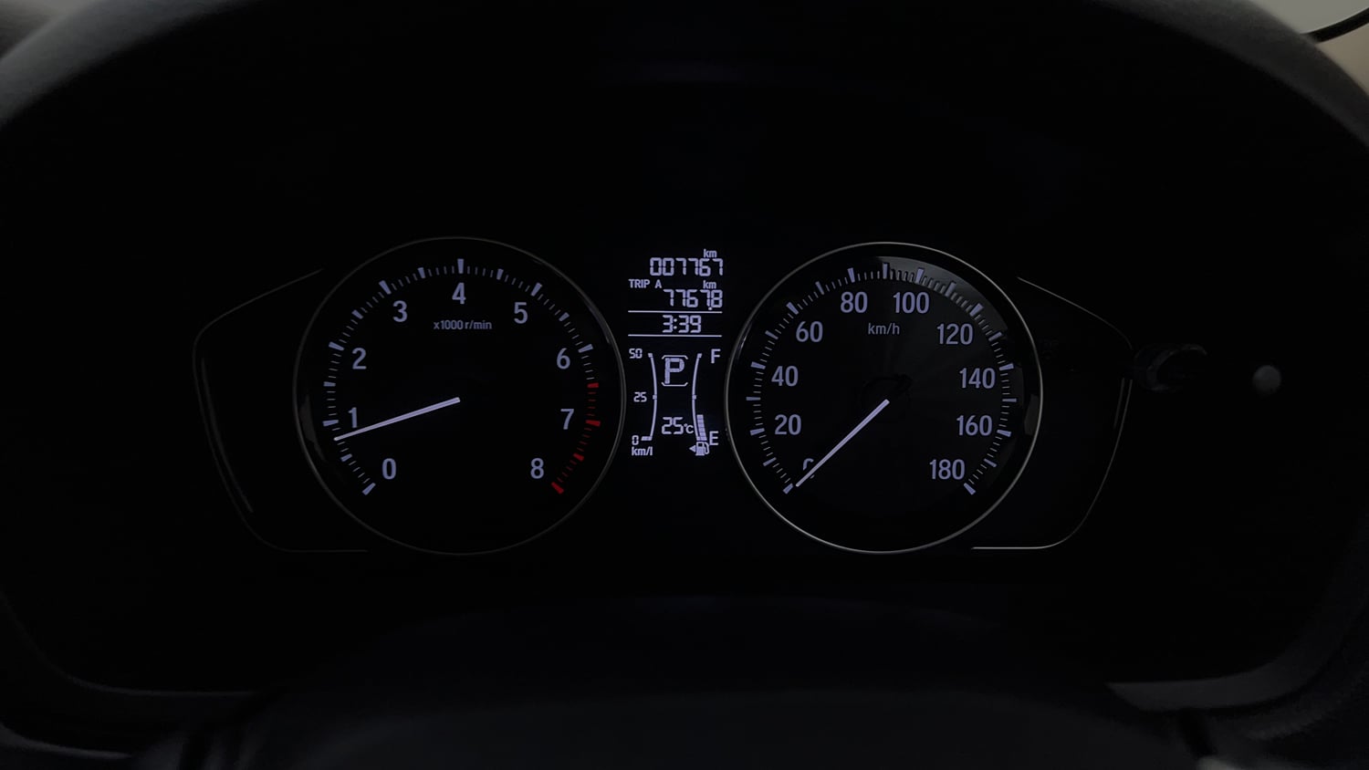 Used 2022 Honda Amaze VX CVT 1.2 Petrol Petrol Automatic interior CLUSTERMETER VIEW