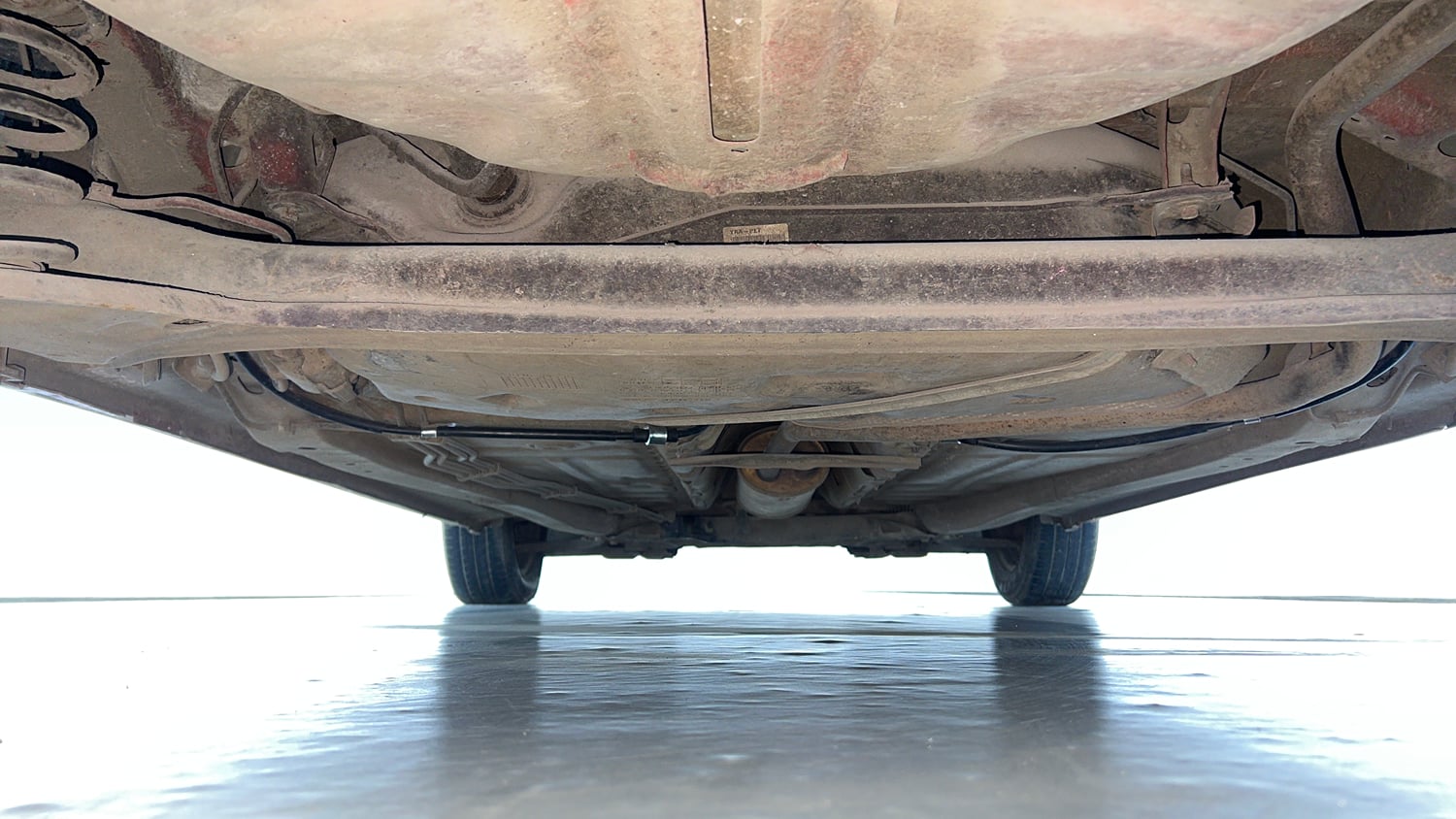 Used 2018 Maruti Suzuki Baleno Delta 1.2 AT Petrol Automatic extra REAR UNDERBODY VIEW (TAKEN FROM REAR)