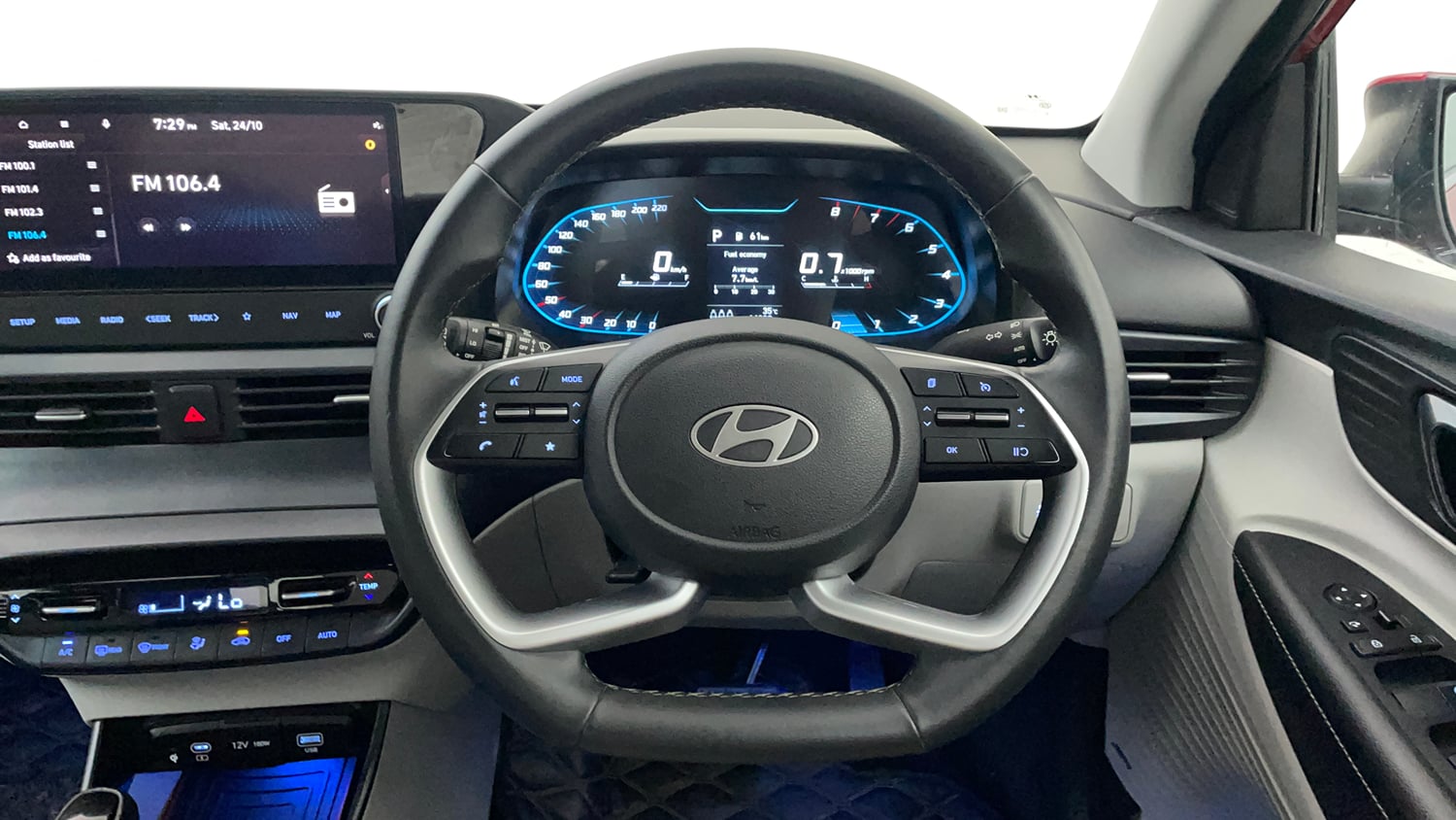 Used 2023 Hyundai New i20 Asta (O) 1.2 IVT Petrol Automatic interior STEERING VIEW