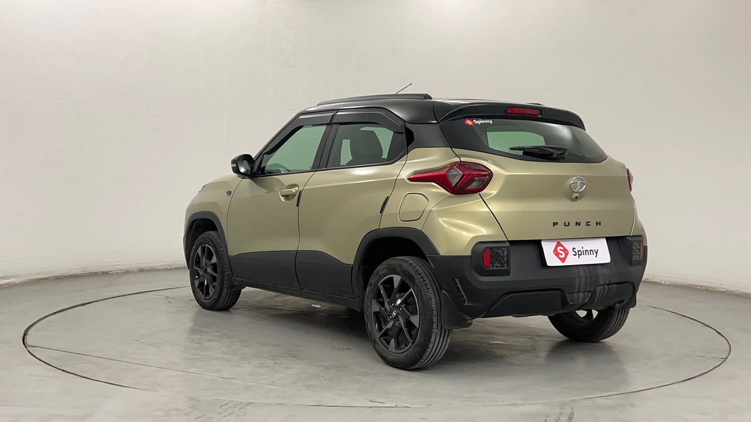 Used 2022 Tata Punch Kaziranga Creative MT Petrol Manual exterior LEFT REAR CORNER VIEW